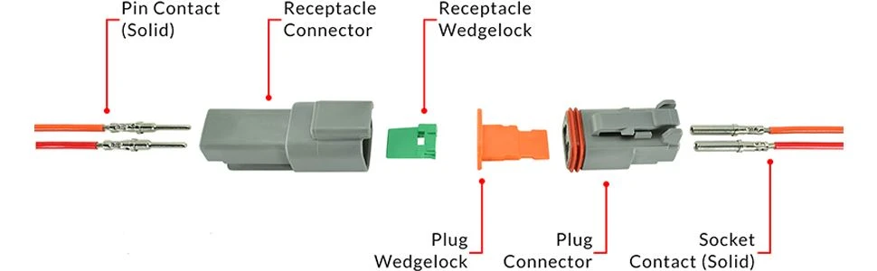 deutsch 2 wire connector